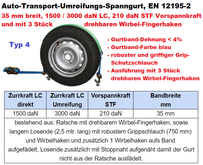 KFZ-Transport Zurrgurt