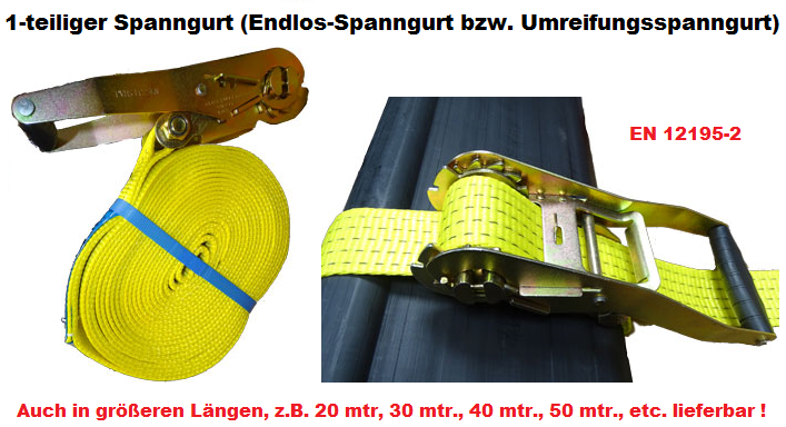 einteiliger Spanngurt 2500/5000 daN LC